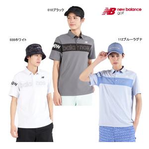 ♪【2024 S/S】ニューバランス メンズ 半袖 カラーシャツ 012-4168011 S/SLEEVE COLLAR SHIRT SPORT new balance｜jngolf2010