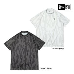 ■♪【2023 S/S】ニューエラ タイガーストライプカモ ミッドネック ティーシャツ 13516911/13516912 Tiger Stripe Camo Mid Neck Tee NEW ERA｜jngolf2010