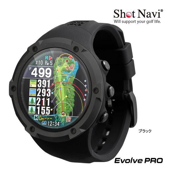 ♪【22年モデル】ショットナビ エヴォルヴ プロ 腕時計型 GPSゴルフナビ Shot Navi E...