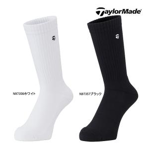 □【24年SSモデル】テーラーメイド TJ315 Mベーシック クルーソックス M BASIC CREW SOCKS TaylorMade 靴下｜jngolf2010