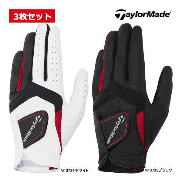 3枚セット テーラーメイド ゴルフ メンズ グローブ UN803 RBZ TaylorMade GO...