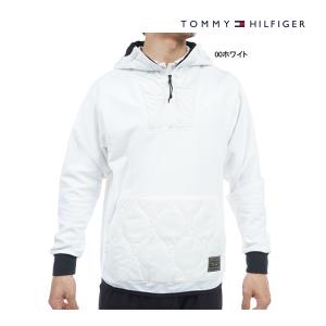 ♪【2023 A/W】トミーヒルフィガー ゴルフ メンズ  ハイブリッド ハーフジップフーディ THMA368 TOMMY HILFIGER GOLF｜jngolf2010