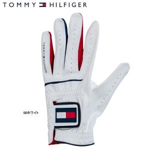 ♪□【24年継続モデル】トミーヒルフィガー ゴルフ グローブ 00ホワイト THMG801 (ユニセックス) GLOVE TOMMY HILFIGER GOLF｜jngolf2010