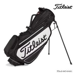 【23年AWモデル】タイトリスト TB22SX3SDK プレミアム ステイドライ スタンドバッグ SB ブラック/ホワイト 01 Titleist STAND CADDIE BAG｜jngolf2010