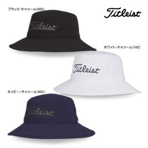 タイトリスト ゴルフ ハット TH23PSB プレーヤーズ ステイドライ バケットハット Titleist Players SDry Bucket 帽子 バケハ 晴雨兼用 ホワイト ブラック 26ET