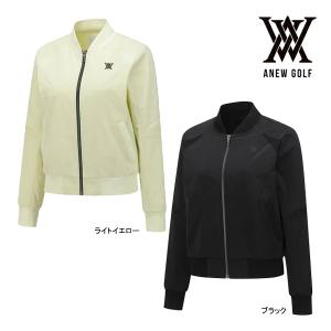アニュー ゴルフ レディースウェア シグネチャー MA-1 ジャケット AGGSWJK04 ANEW GOLF 長袖 ウエア AW アウター 上着 韓国 ミニマル タウン ストレッチ 26WT