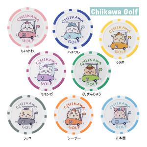 ちいかわ ゴルフ カジノマーカー ちいかわ ハチワレ うさぎ モモンガ くりまんじゅう ラッコ シーサー 古本屋 キャラクター Chiikawa Golf MARKER 26ET YPP