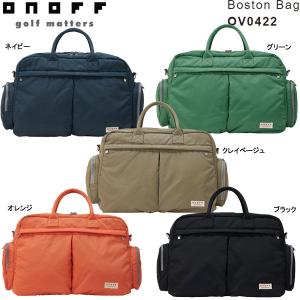 【22年SSモデル】オノフ ナイロンツイルシリーズ ボストンバッグ OV0422 Boston Bag ONOFF｜jngolf2010