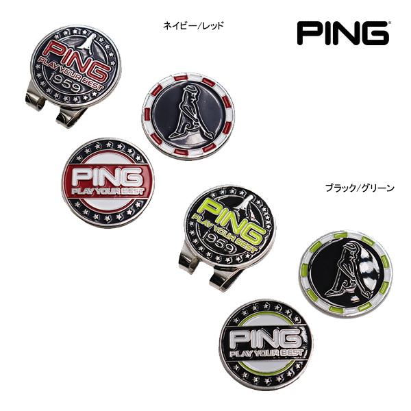 ピン ゴルフ ダブルマーカー AC-N2302 36879 01 02 アメリカン PING GOL...