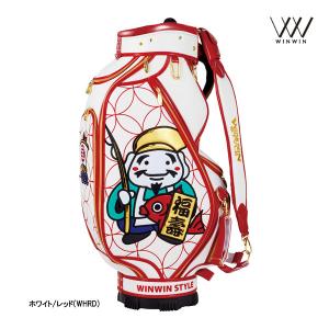 【23年モデル】【数量限定】ウィンウィン CB-389 キャディバッグ LUCKY GODs CART BAG GOLD Version LEM WINWIN｜jngolf2010