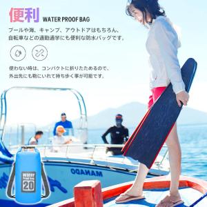 防水リュック 防水バッグ 3ways PVCバ...の詳細画像3