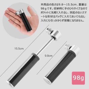 自転車 空気入れ 携帯ポンプ 最大120PSI...の詳細画像4