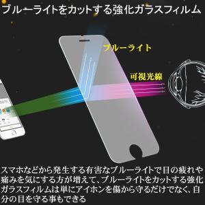 iPhone7/8 強化ガラスフィルム ブルー...の詳細画像4