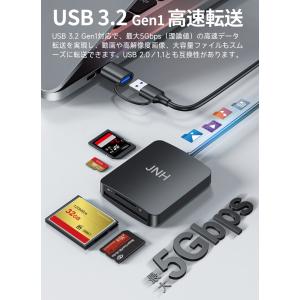 JNH 4in1カードリーダー USB 3.2...の詳細画像1