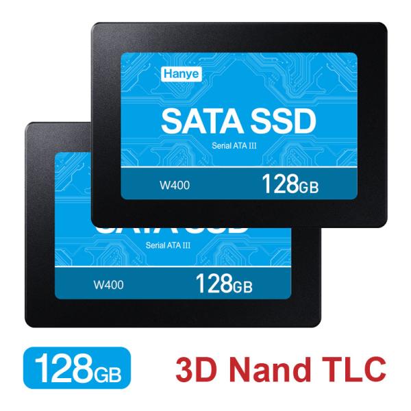 2個セットお買得 Hanye製 SSD 128GB 内蔵 2.5インチ SATAIII 6Gb/s ...