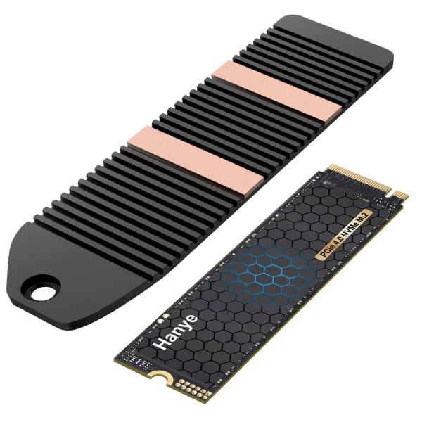 Hanye内蔵 SSD 4TB PCIe Gen4x4 M.2 NVMe 2280 3D NAND ...