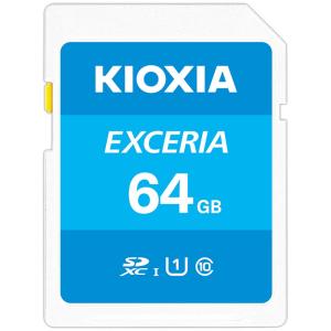 SDカード SDXCカード 64GB Kioxia EXCERIA UHS-I U1 超高速100MB/S Class10 LNEX1L064GC4 海外パッケージ 衝撃セール｜嘉年華