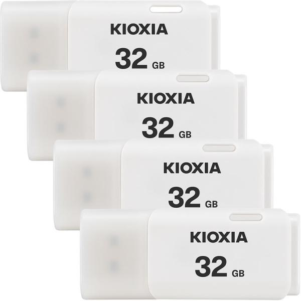4個セットお買得 翌日配達 USBメモリ32GB Kioxia USB2.0 TransMemory...