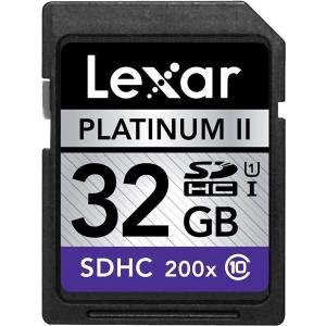 Lexar PlatinumII SDHC UHS-I カード 32GB class10 クラス10 200倍速 30MB/s 海外向けパッケージ品