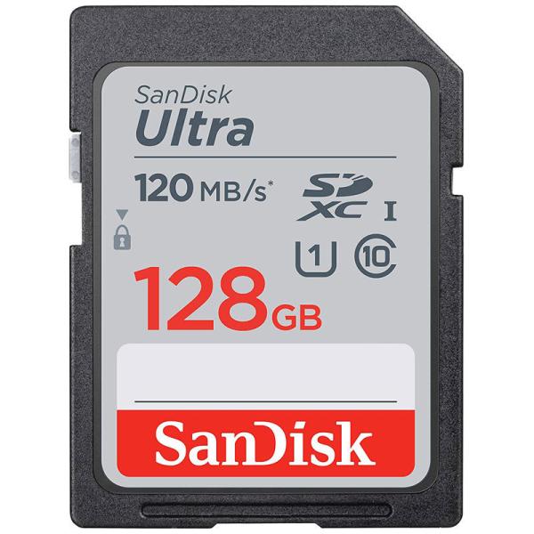 SDXCカード Ultra 128GB UHS-I U1 R:120MB/s Class10 San...