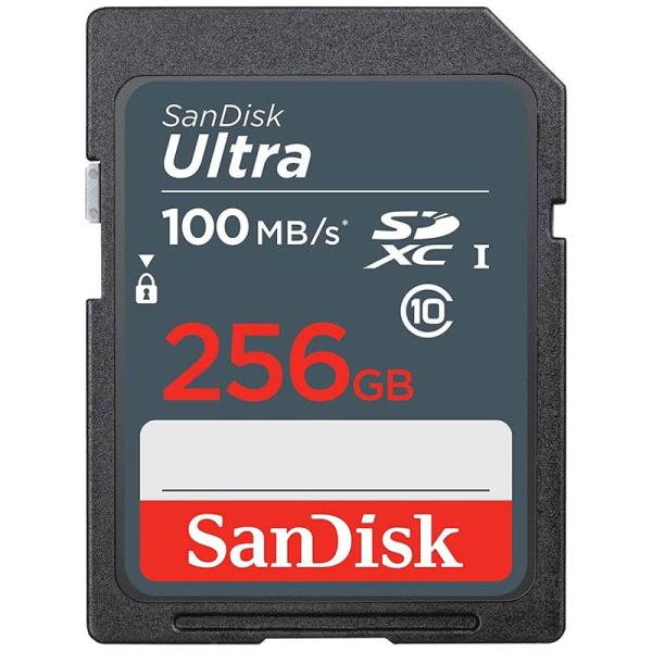 SDXCカード Ultra 256GB UHS-I U1 R:100MB/s Class10 San...