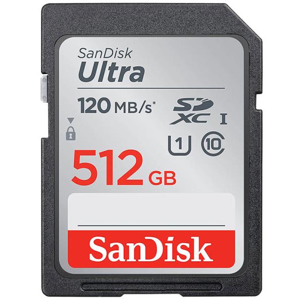 SDXCカード Ultra 512GB UHS-I U1 R:120MB/s Class10 San...