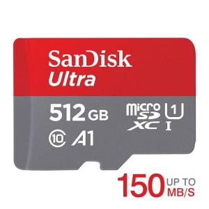 マイクロSDカード microSDXC 512GB SanDisk UHS-I U1 A1対応