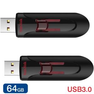 USBメモリー 64GB SanDisk サンディスク Cruzer Glide USB3.0対応 海外 ...