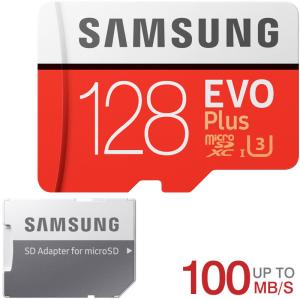 マイクロsdカード microSDXC 128GB SAMSUNG Class10 U3 4K対応 R:100MB/s UHS-I 海外パッケージ Nintendo Switch対応 翌日配達対応｜jnh