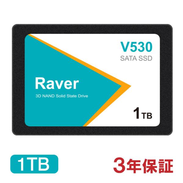 SSD 1TB 内蔵型 Raver 2.5インチ 7mm 3D NAND採用 SATAIII 6Gb...