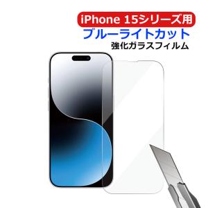 iPhone 15 15 Pro 15 Plus 15 Pro Max用 液晶フィルム 強化ガラスフィルム ブルーライトカット 液晶保護 翌日配達・ネコポス送料無料｜jnhshop