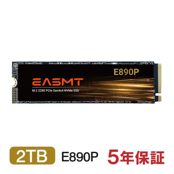 EASMT NVMe SSD 2TB 3D NAND TLC PCIe Gen 4x4 PS5 Pr...