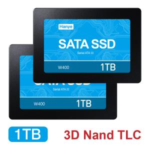 【2個セット】Hanye製 SSD 1TB 内蔵 2.5インチ SATAIII 6Gb/s R:520MB/s アルミ製筐体 3D TLC 国内3年保証 翌日配達・ネコポス送料無料｜jnhshop