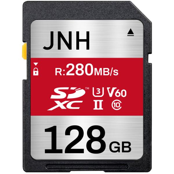 ポイント2倍 SDXCカード 128GB UHS-II U3 V60 超高速R:280MB/s W:...