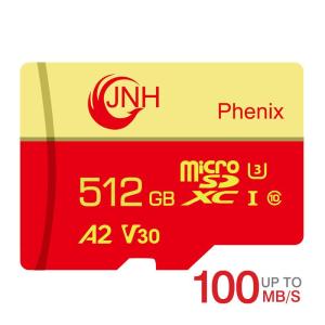microSDXC 512GB JNHブランド R:100MB/s W:85MB/s UHS-I U3 V30 4K Ultra HD A2 国内5年保証 Nintendo Switch対応 翌日配達・ネコポス送料無料