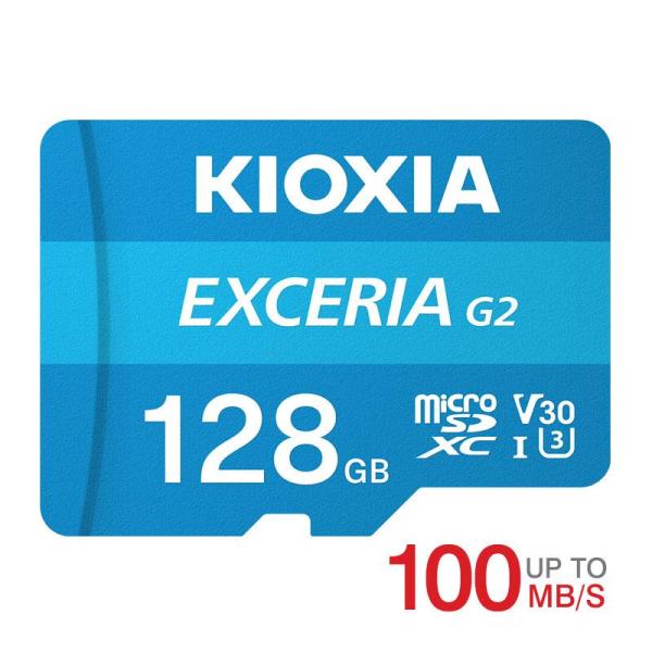 microSDXC 128GB Kioxia EXCERIA G2 UHS-I U3 R:100MB...