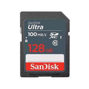 SDXCカード Ultra 128GB UHS-I U1 R:100MB/s Class10 SanDisk SDSDUNR-128G-GN3IN 海外向けパッケージ 翌日配達・ネコポス送料無料｜jnhshop