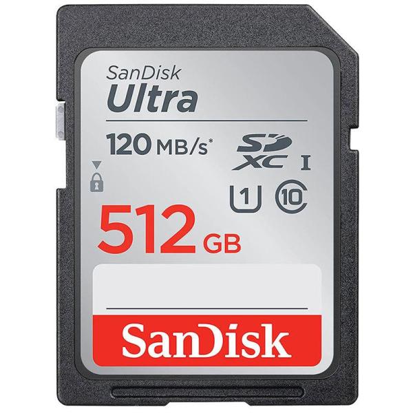 SDXCカード Ultra 512GB UHS-I U1 R:120MB/s Class10 San...