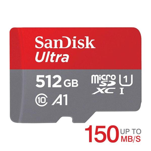 microSDXC 512GB SanDisk UHS-1 U1 FULL HD A1 R:150M...