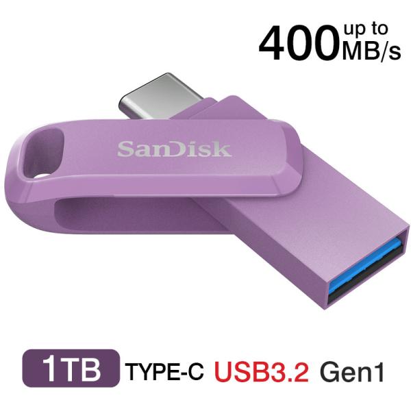 USBメモリ 1TB SanDisk USB 3.2 Gen 1 USB-A/Type-C 両コネク...