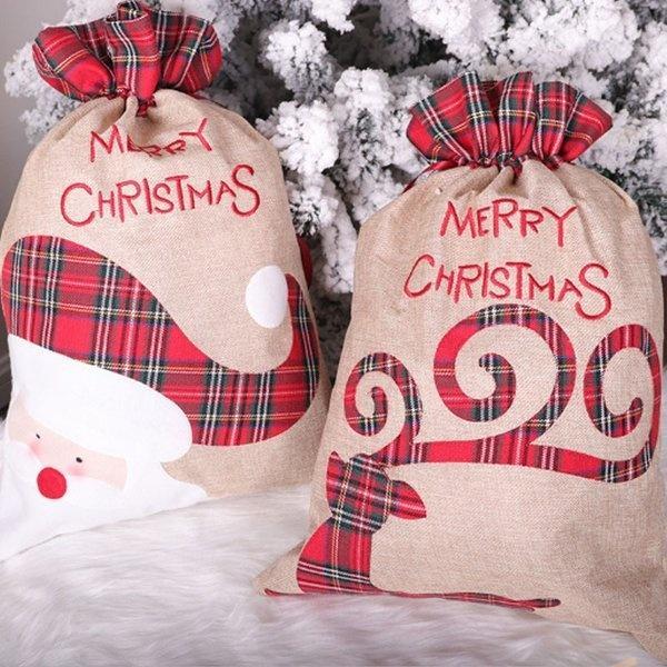 クリスマス ギフトバッグ トナカイ サンタクロース ラッピング プレゼント袋 お菓子袋 サンタ トナ...