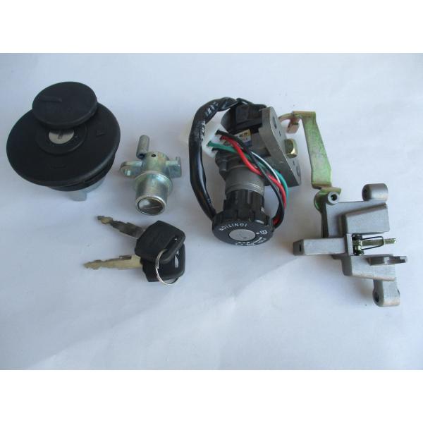 キーシリンダーセット ヤマハ ジョグZR 3YK タンクキャップ 社外品 4芯