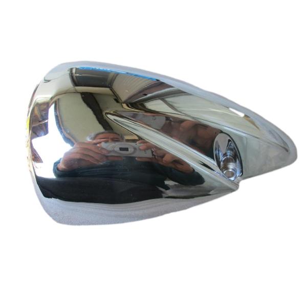 オートバイ排気管断熱カバー やけど防止カバー TMAX500 01~07 メッキ