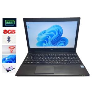 新生活応援セール　中古ノートPC　NEC　VersaProVX-U　Core i3　第6世代　メモリ8GB　高速SSD　15.6型　DVD有　Bluetooth　Windows11 office付き