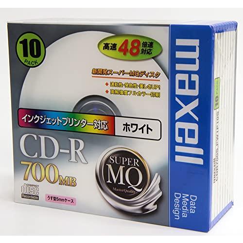 maxell CDR700S.PW1P10S データ用CDR記憶容量700MB48倍速