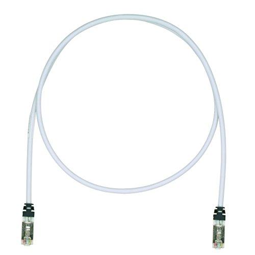 パンドウイット シールド LANケーブル Cat6A プロ仕様 2m ライトグレー STP6X2MI...