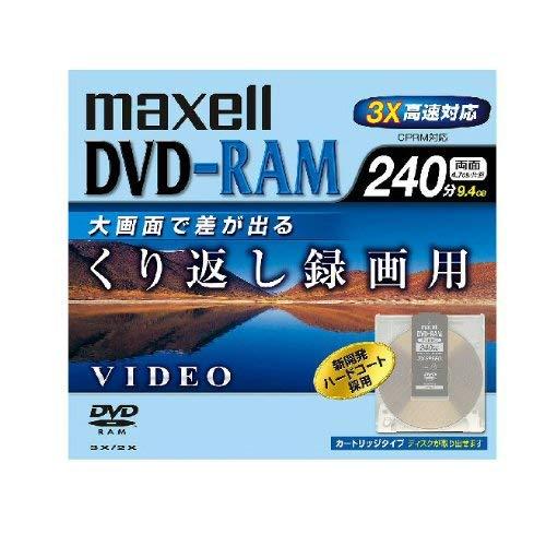 DRMC240B.1P | マクセル 録画用DVD-RAM 240分 1枚3倍速 CPRM対応印刷不...