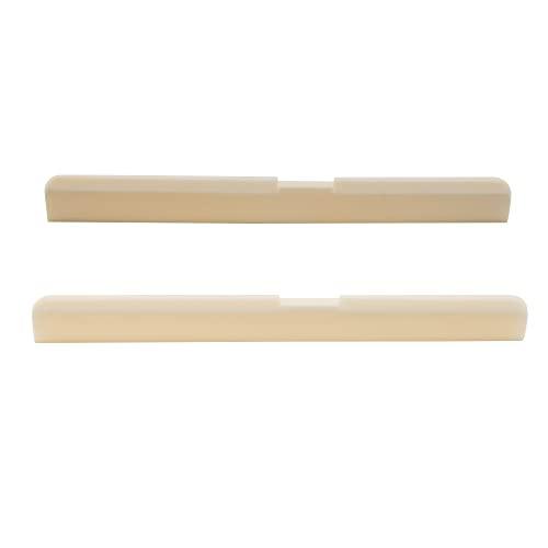 Musiclily Basic 牛骨サドルクラシックギター用ボーンサドル DJ-06 80x3x9m...