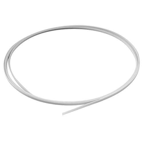 Musiclily Basic プラスチック製ギター用バインディング1650x2x0.5mm ホワイ...