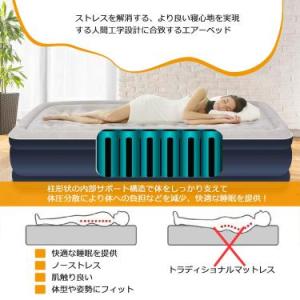 CoolTry 電動エアーベッド シングル サ...の詳細画像2